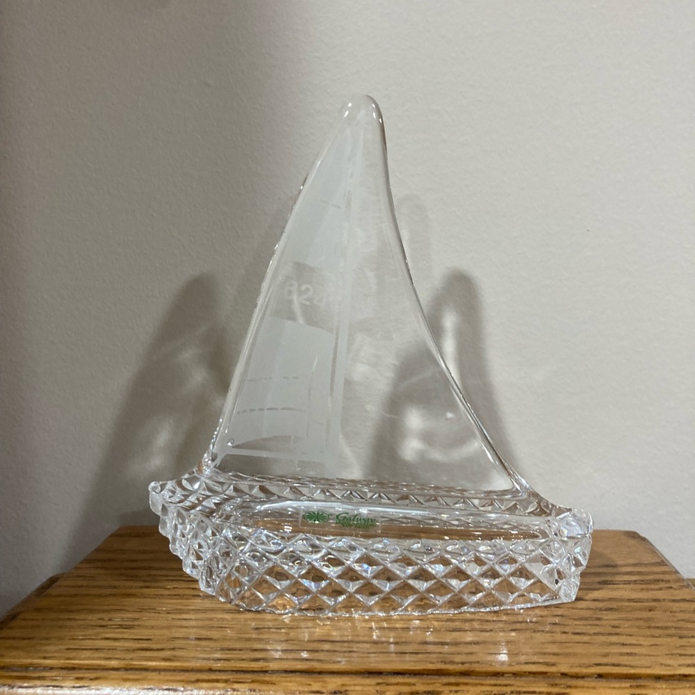 Galway Irish Lead Crystal sailboat ⛵️